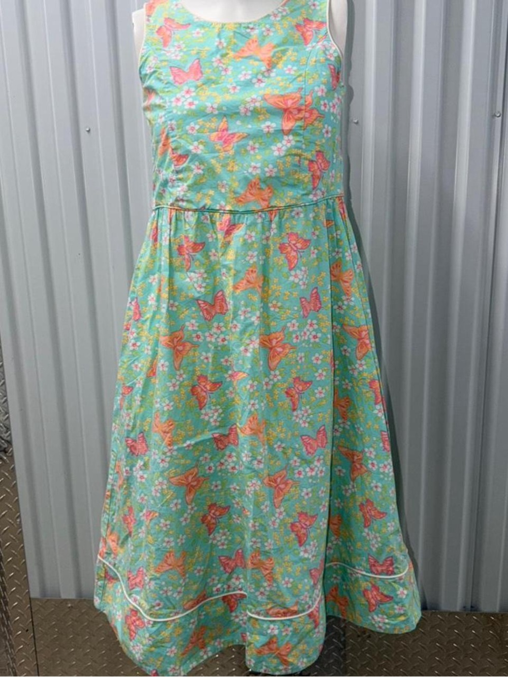 Hartstrings butterfly floral maxi dress